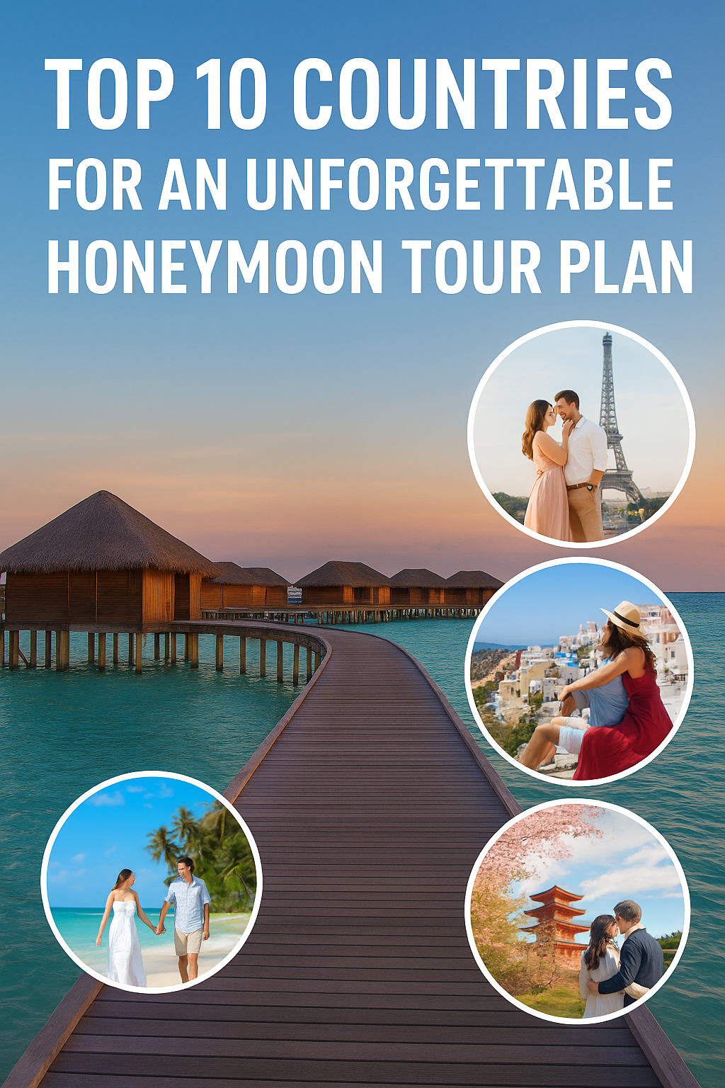 Top 10 Countries for an Unforgettable Honeymoon Tour Plan