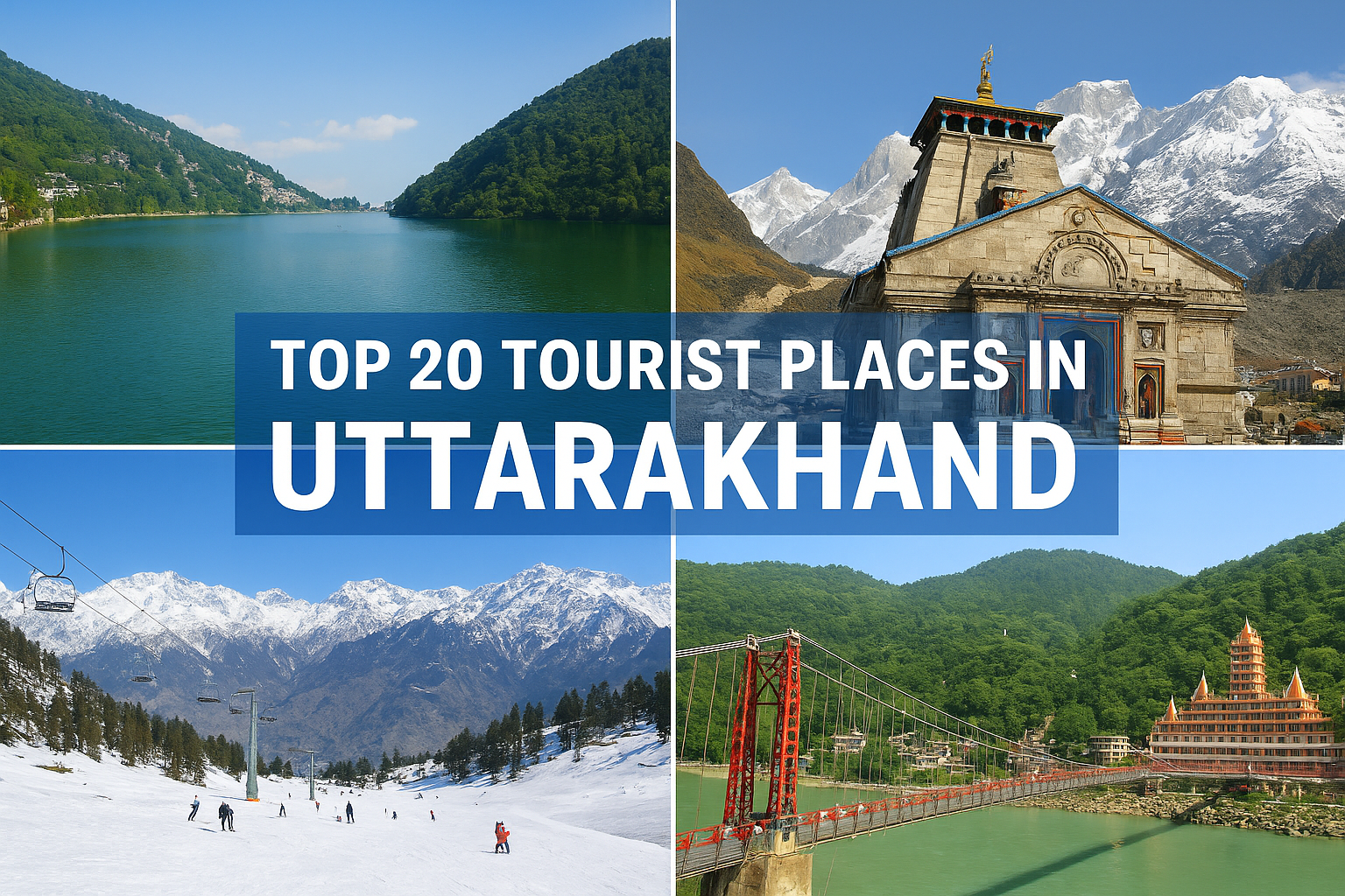 Top 20 Tourist Places to Visit in Uttarakhand — The Land of Gods and Natural Wonders