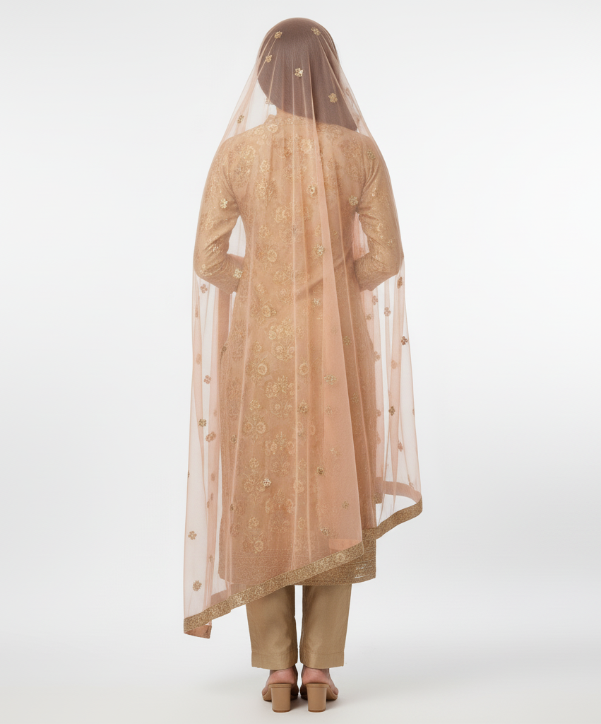 Woman Regular Kurta with Trousers & Dupatta