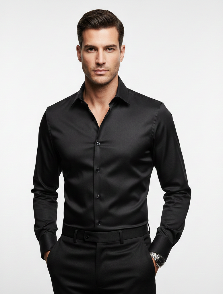 Men Slim Fit Casual Shirt