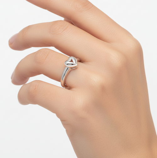 Heart Shaped Finger Ring