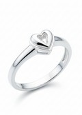 Heart Shaped Finger Ring