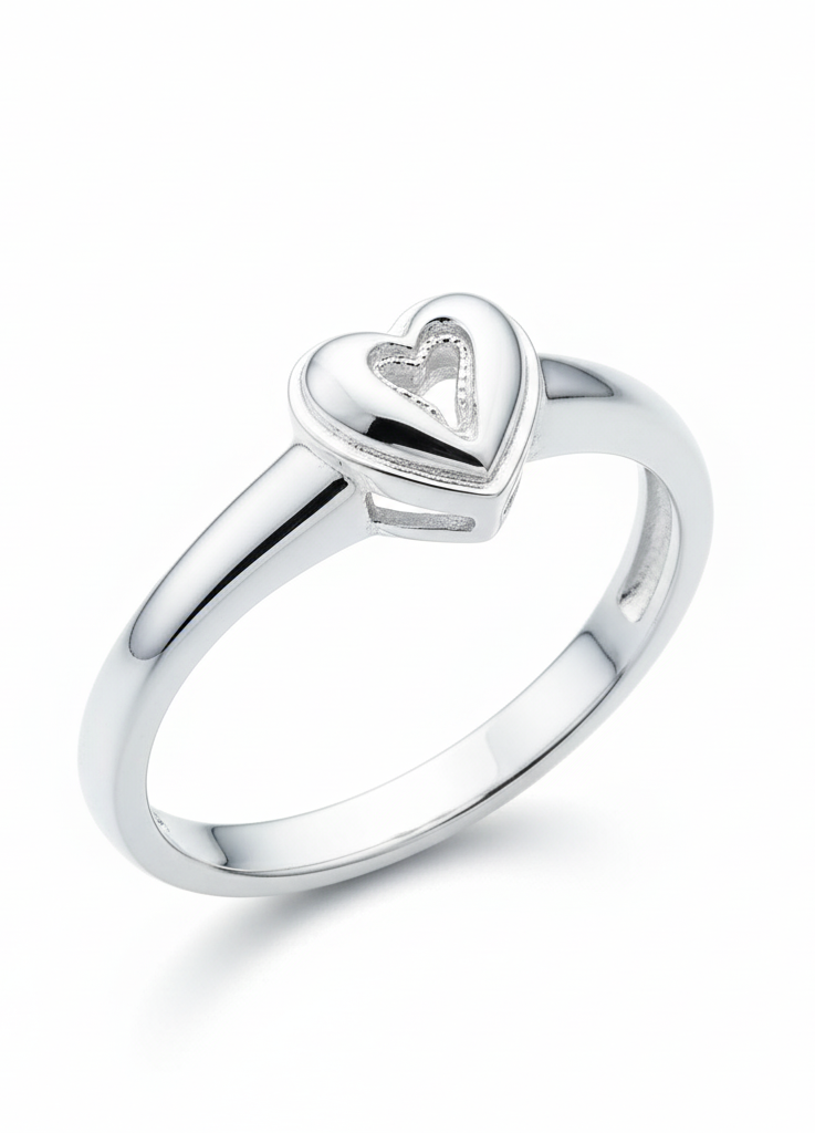 Heart Shaped Finger Ring
